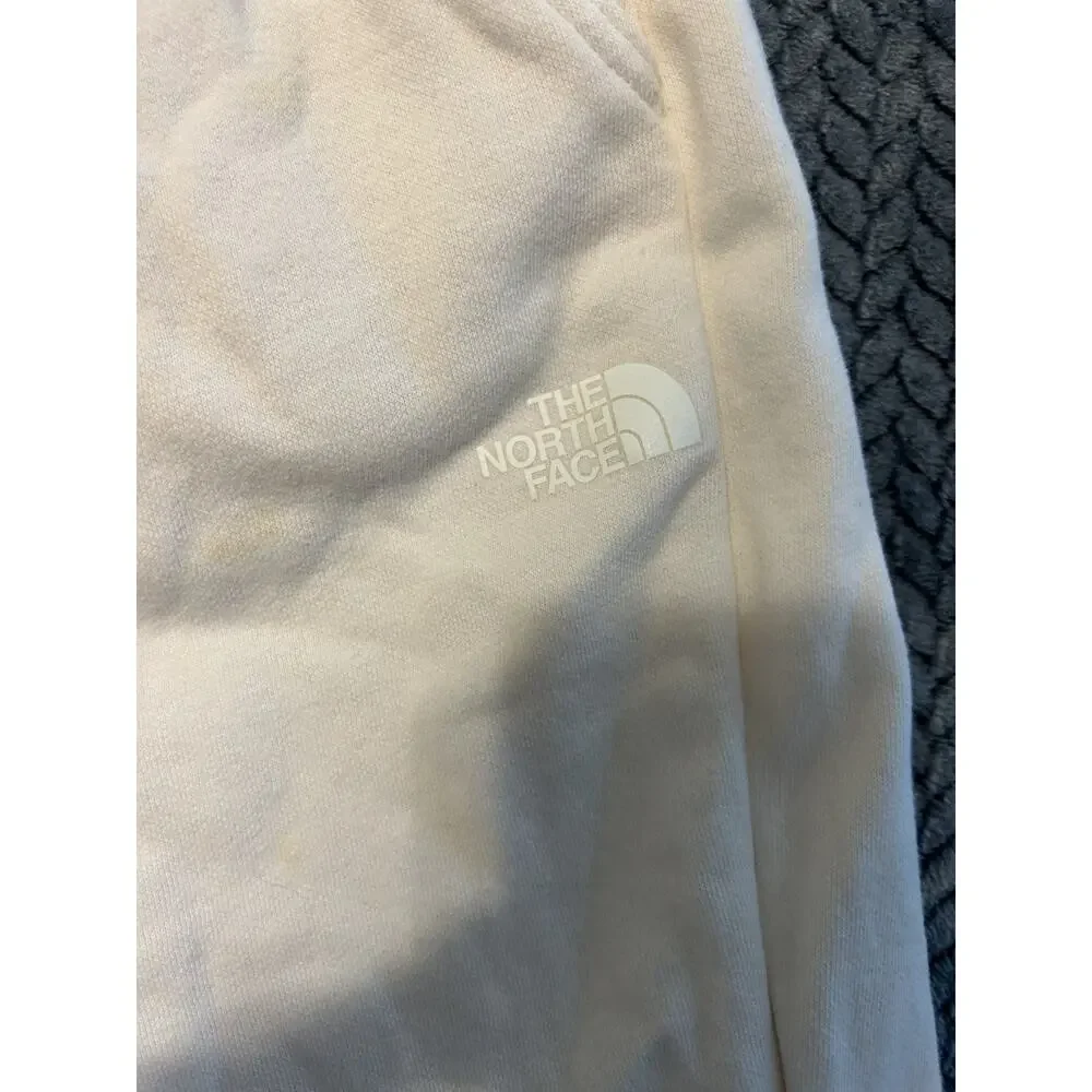 The North Face Sweatshirt & Sweatpants 2 Piece Set Girls 2XL Cream Fleece Cotton